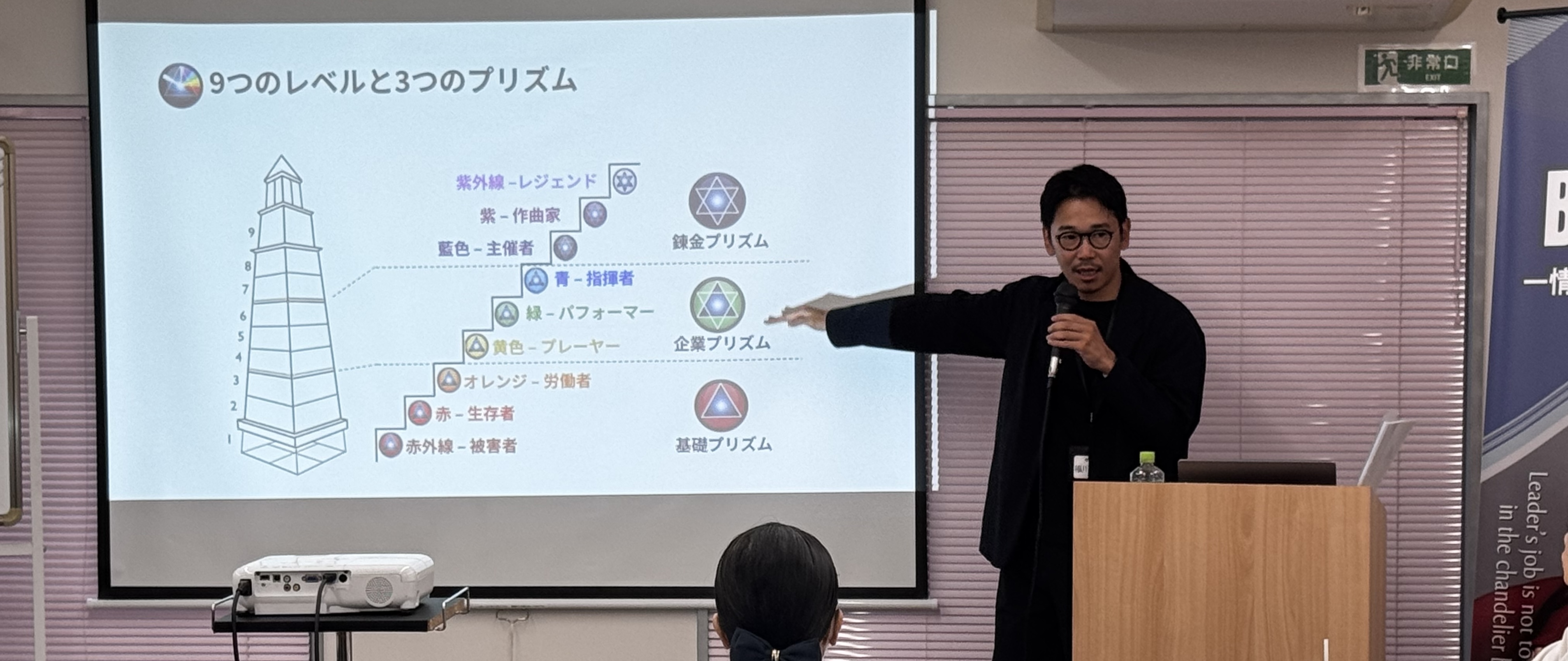 スペクトル解説の様子